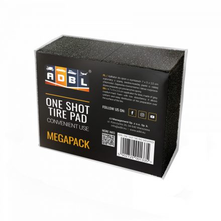 ADBL One Shot Tire Pad Megapack Applikátor Gumiabroncs Ápolásához (10 Db / Csomag)